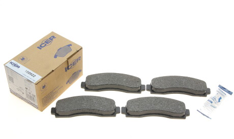 Фото 2 - Гальмівні колодки ICER 180922