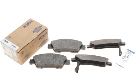 Фото 2 - Гальмівні колодки ICER 180959