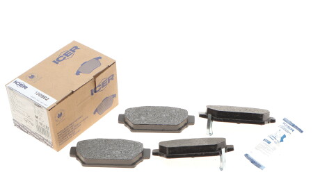 Фото 2 - Гальмівні колодки ICER 180982