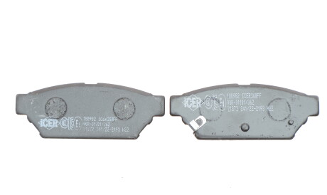 Фото 3 - Гальмівні колодки ICER 180982