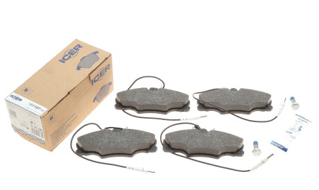 Фото 2 - Гальмівні колодки ICER 181107-700 (181107700)