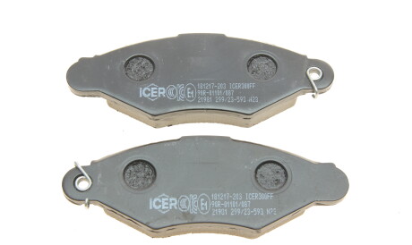 Фото 3 - Тормозные колодки ICER 181217-203