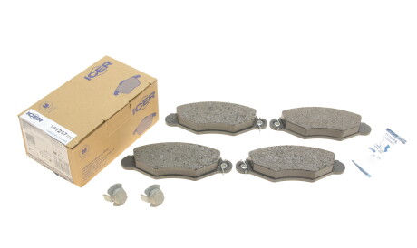 Фото 2 - Тормозные колодки ICER 181217-702