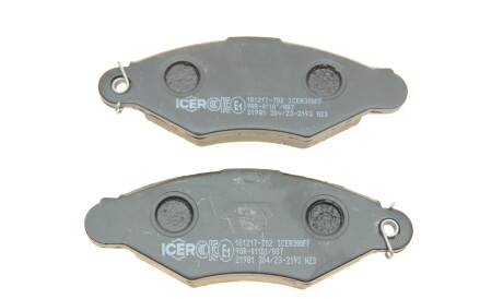Фото 3 - Тормозные колодки ICER 181217-702