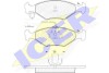 Комплект тормозных колодок, дисковый тормоз - (9947917, 8660004616, 8671016521) ICER 181226 (фото 1)