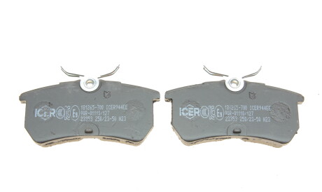 Фото 3 - Гальмівні колодки ICER 181265-700 (181265700)