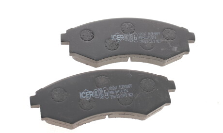 Фото 2 - Гальмівні колодки ICER 181267