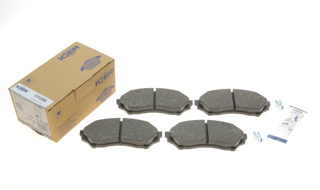 Фото 2 - Гальмівні колодки ICER 181309