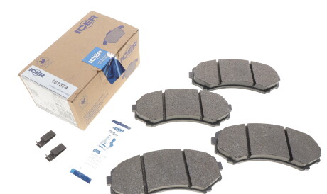 Фото 2 - Тормозные колодки ICER 181374