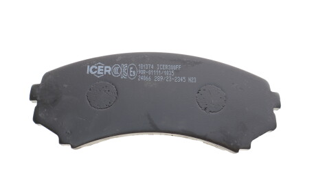 Фото 3 - Тормозные колодки ICER 181374