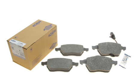 Фото 2 - Гальмівні колодки ICER 181384