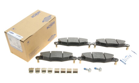 Фото 2 - Гальмівні колодки ICER 181406-701 (181406701)