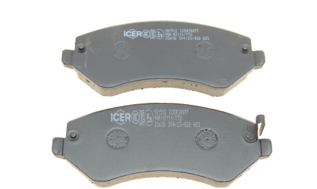Фото 3 - Тормозные колодки ICER 181512