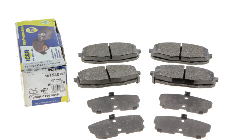 Фото 5 - Тормозные колодки ICER 181540-207 (181540207)