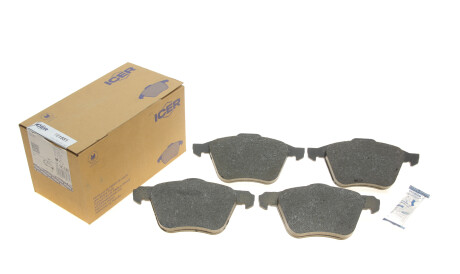 Фото 2 - Гальмівні колодки ICER 181551