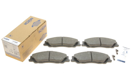 Фото 2 - Тормозные колодки ICER 181580