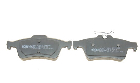 Фото 3 - Гальмівні колодки ICER 181651