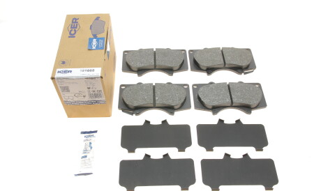 Фото 2 - Гальмівні колодки ICER 181665