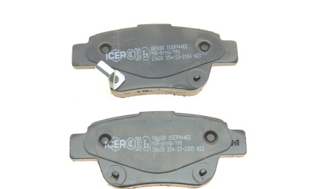 Фото 3 - Гальмівні колодки ICER 181688