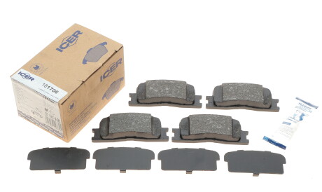 Фото 2 - Тормозные колодки ICER 181706