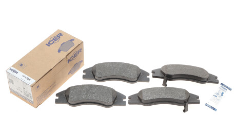 Фото 2 - Гальмівні колодки ICER 181708