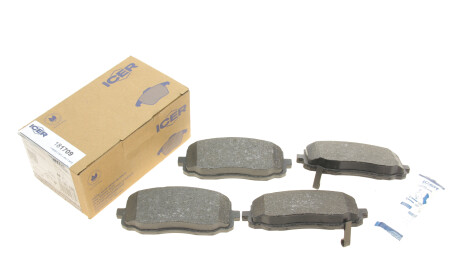 Фото 2 - Тормозные колодки ICER 181709