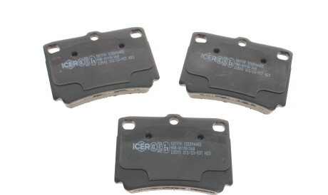 Фото 3 - Гальмівні колодки ICER 181719