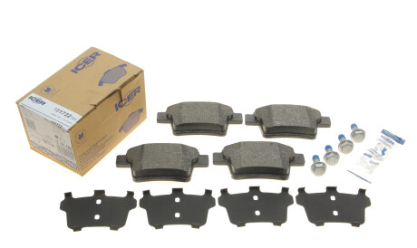 Фото 2 - Гальмівні колодки ICER 181722-701 (181722701)