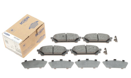 Фото 2 - Гальмівні колодки ICER 181737