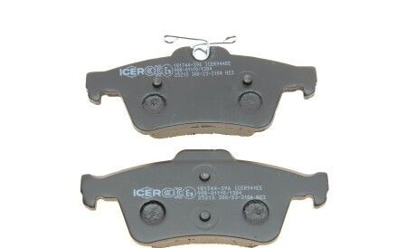 Фото 3 - Гальмівні колодки ICER 181744-396 (181744396)