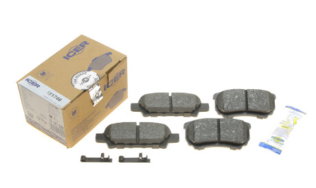 Фото 2 - Гальмівні колодки ICER 181746