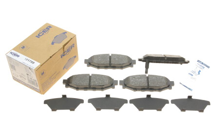 Фото 2 - Гальмівні колодки ICER 181759