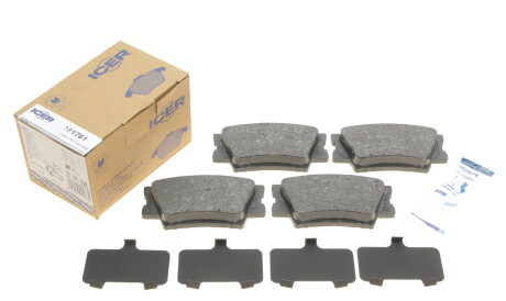 Фото 2 - Гальмівні колодки ICER 181761