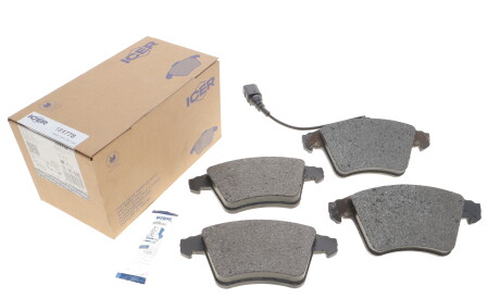 Фото 2 - Гальмівні колодки ICER 181778