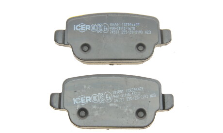 Фото 3 - Гальмівні колодки ICER 181801