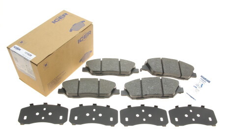 Фото 2 - Тормозные колодки ICER 181828