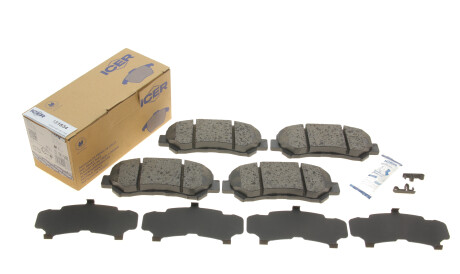 Фото 2 - Гальмівні колодки ICER 181834