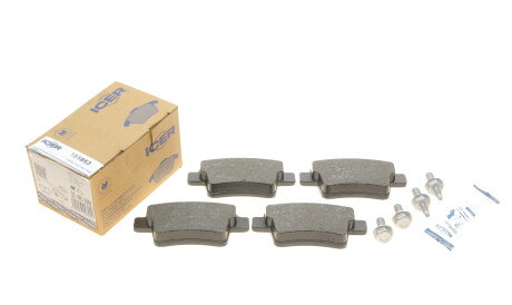 Фото 2 - Гальмівні колодки ICER 181853