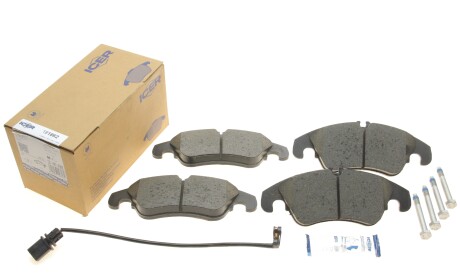 Фото 2 - Гальмівні колодки ICER 181862