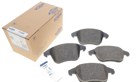 Фото 2 - Гальмівні колодки ICER 181866