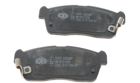Фото 3 - Гальмівні колодки ICER 181872