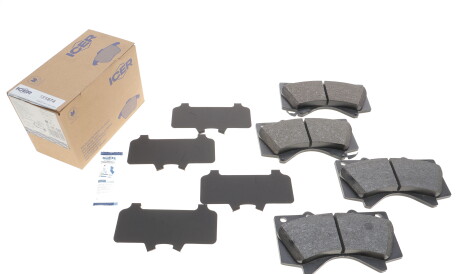 Фото 2 - Гальмівні колодки ICER 181874