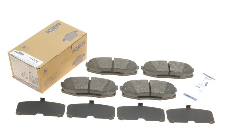 Фото 2 - Гальмівні колодки ICER 181875