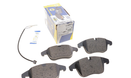 Колодки гальмівні (передні) Citroen C5 04-/Peugeot 407 04-/508 10- (+датчики) - ICER 181886-203