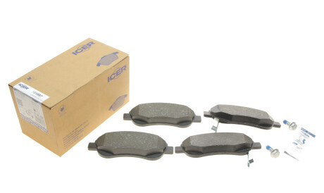 Фото 2 - Тормозные колодки ICER 181887