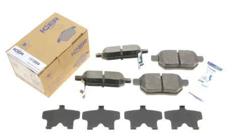 Фото 2 - Гальмівні колодки ICER 181899