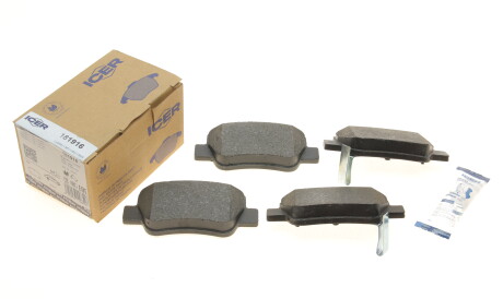 Фото 2 - Гальмівні колодки ICER 181916