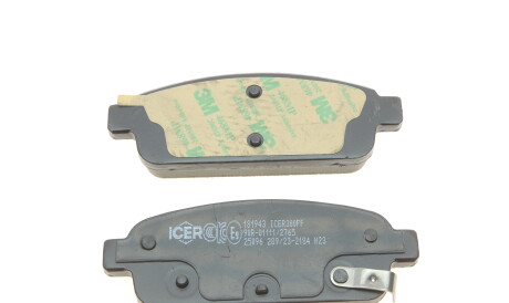 Фото 3 - Гальмівні колодки ICER 181943