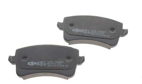 Фото 2 - Гальмівні колодки ICER 181986