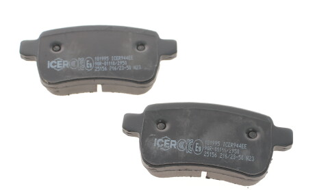 Фото 4 - Гальмівні колодки ICER 181995